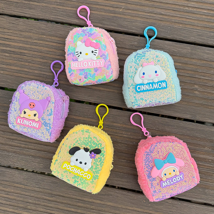 Wholesale  Keychain Pendant  Coin Purse Cartoon Colorful  Coin Purse