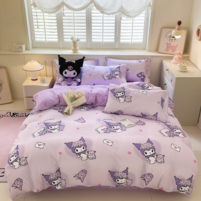 Wholesale Cartoon Bed Sheets, Dust Covers, Protective Covers, Skin Friendly and Frosted Bed Sheets JDC-SEE-AiErMei002