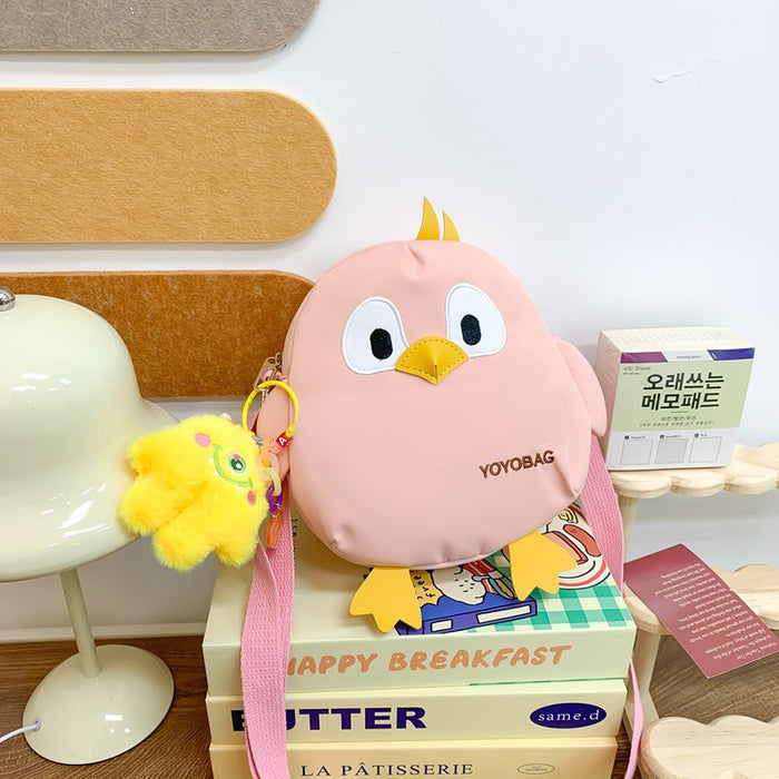 Wholesale  Penguin Cartoon Small School Bag Female Canvas Crossbody Bag Female