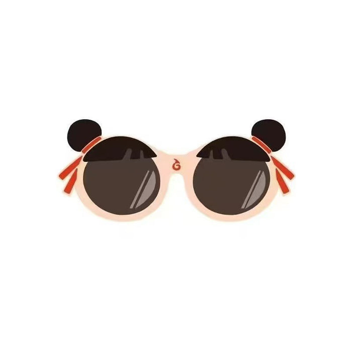 Wholesale Cartoon Panda Silicone Sunglasses Children's Outdoor Polarized Sunglasses Cute Glasses