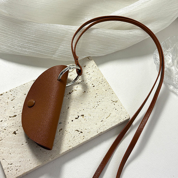 Wholesale Accessories Neck Hanging Mini Bag Semi-round Bag Key Necklace Bag