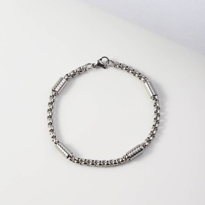Wholesale Stainless steel bracelet Cuban chain fashionable and versatile, washable titanium steel bracelet wholesale