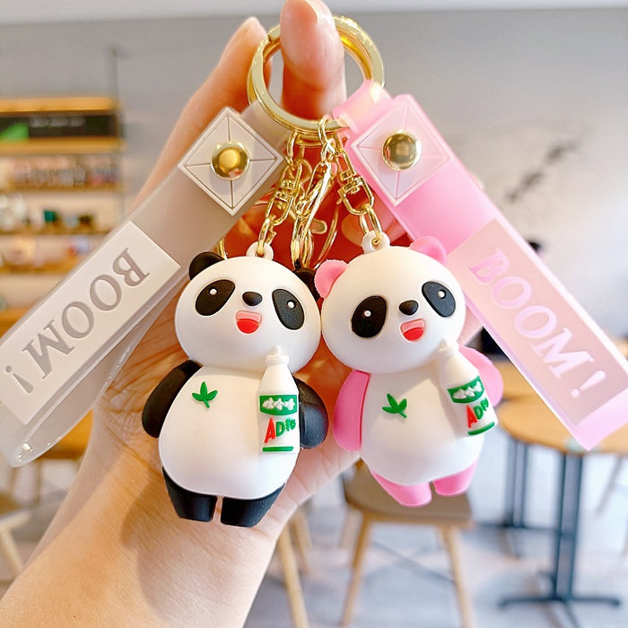 Wholesale Cute Cartoon 3D Doll Silicone Keychain JDC-KC-MingT126