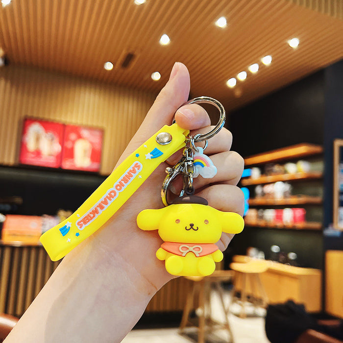 Wholesale Cartoon Silicone Doll Keychain JDC-KC-ShiF001