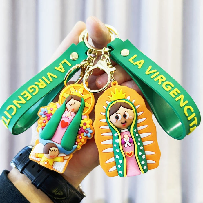 Wholesale PVC Cartoon Doll Keychain JDC-KC-ChuC004