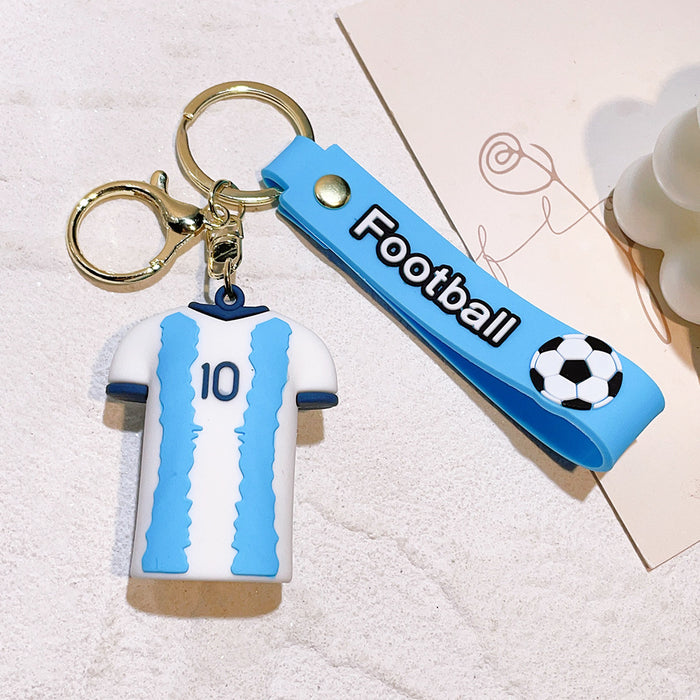 Wholesale Silicone Cartoon Doll Keychain JDC-KC-Qiwei011