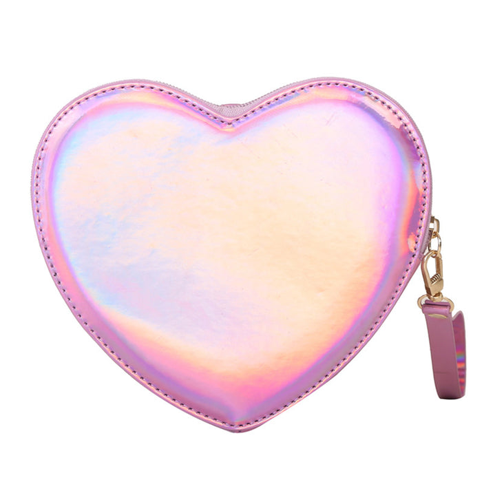 Wholesale PU New Laser Glossy Children's Bag Fashionable Chain Crossbody Bag JDC-SD-YuanDuo048