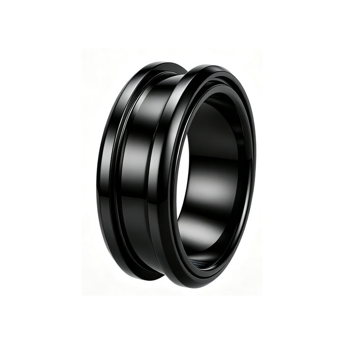 Wholesale Rotating Spinner Ring Blank Stainless Steel DIY Jewelry Accessory