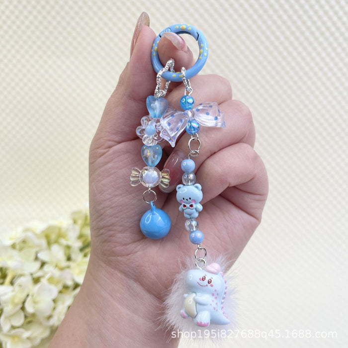 Wholesale Bracelet Decorative Pendant Mobile Phone Hanging Keychain Doll DIY Cute Bag Hanging Chain