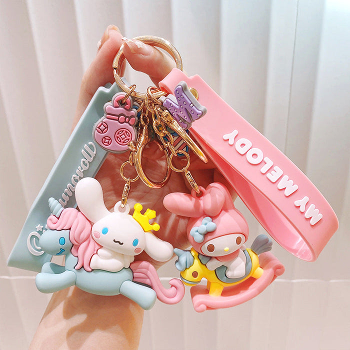 Wholesale Cute Unicorn Keychain JDC-KC-LeZ001