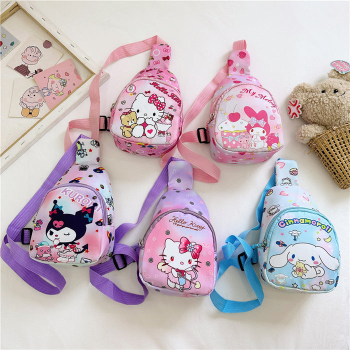 Wholesale waist bag  gift bag cute children' s chest bag new cartoon  shoulder messenger bag