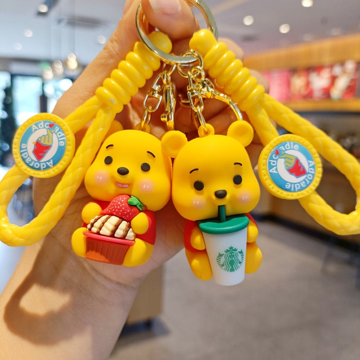 Wholesale Cartoon Silicone Doll Keychain JDC-KC-MingT253