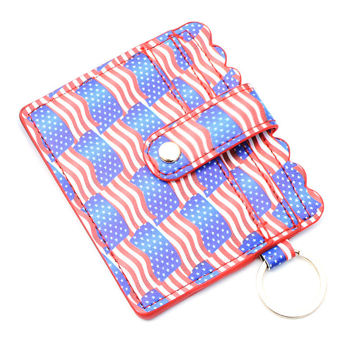 Wholesale PU Card Holder Keychain JDC-KC-Maol016
