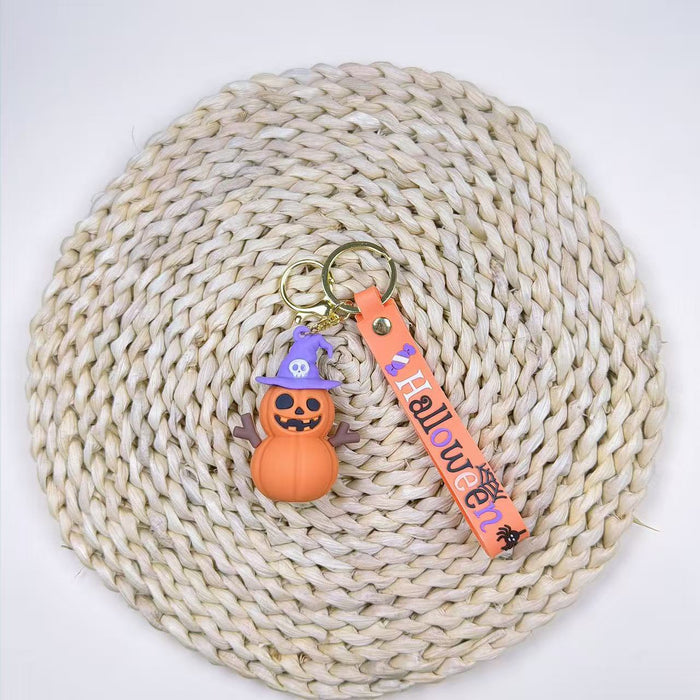 Wholesale Cartoon  Ghost Keychain Pendant PVC Bag Charm For Party Gift