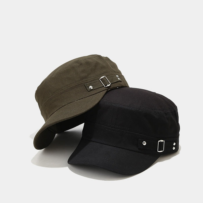 Wholesale Flat Top Military Hats Cotton Casual Fashionhats JDC-FH-LvY017