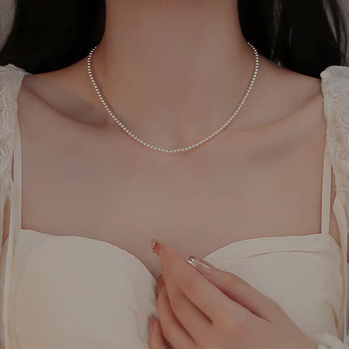 Wholesale  Pearl Necklace Women's Overlapping Double Clavicle Necklace
