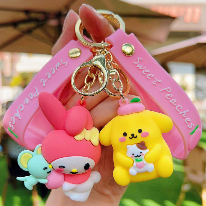 Wholesale  keychain cute  pendant car schoolbag key chain  Cartoon  keychain