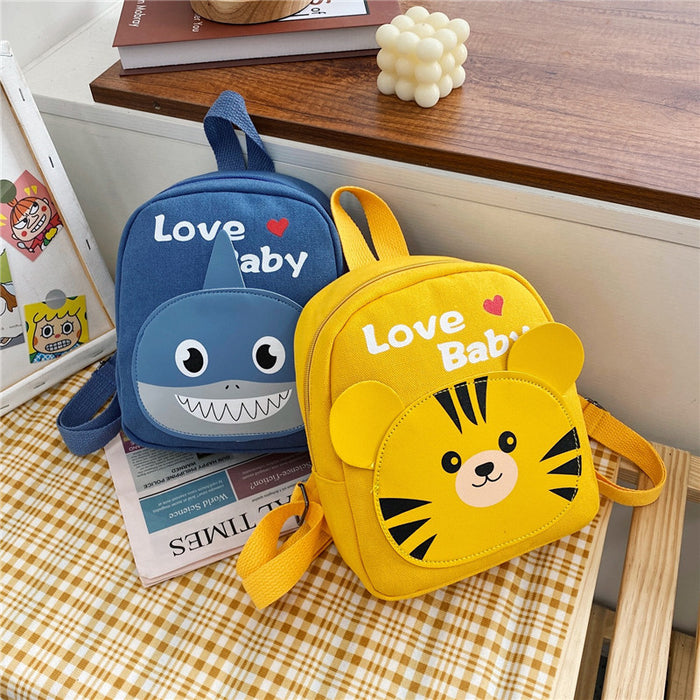 Wholesale Cartoon Soft Cute Canvas Backpack JDC-BP-YuanDuo001