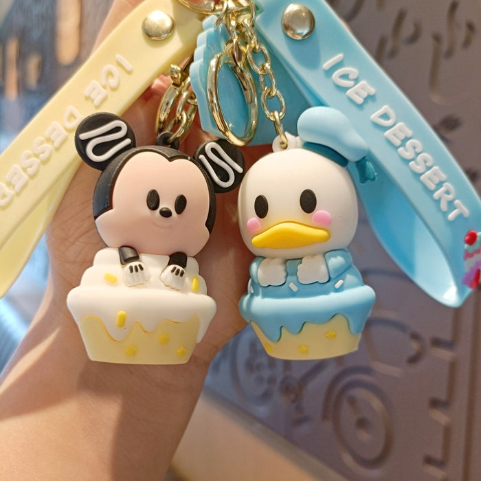 Wholesale Cute 3D Doll Silicone Keychain JDC-KC-MingT146