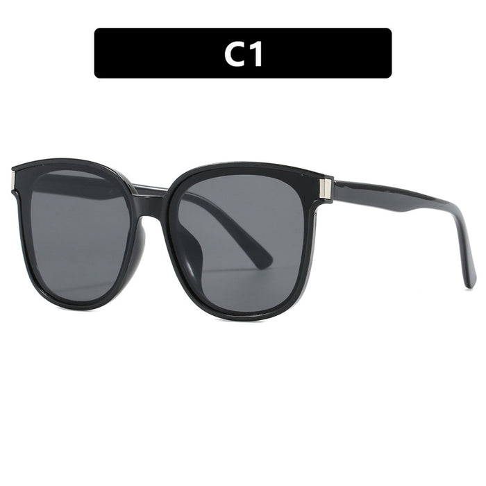 Wholesale Sunglasses with retro large frame and high-end feel, UV resistant sunglasses