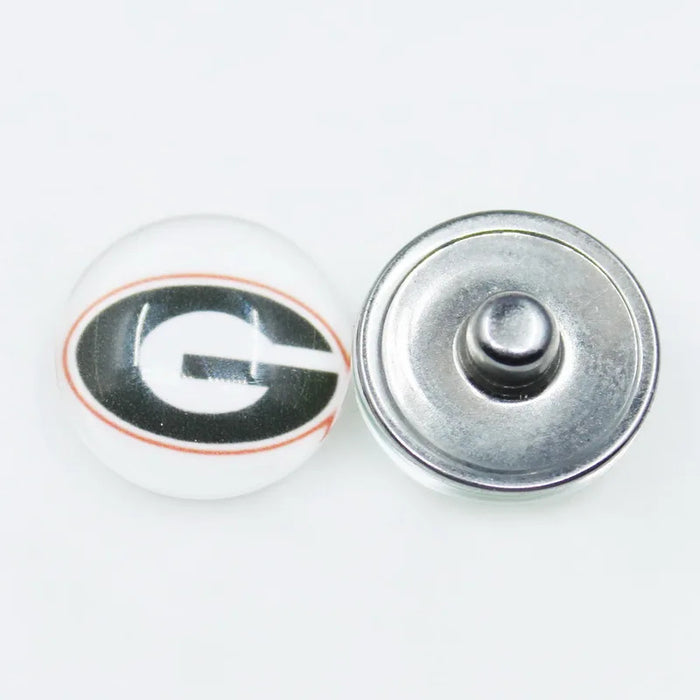 Wholesale  18mm snap button University League team logo