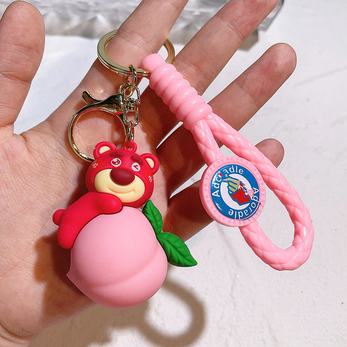 Wholesale Cartoon Silicone Doll Keychain JDC-KC-QiChao058