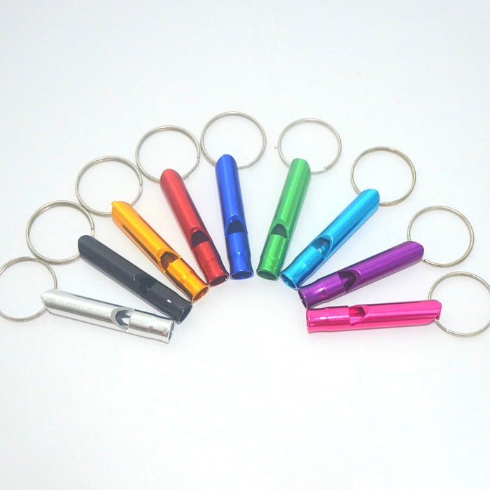 Wholesale Small Aluminum Alloy Whistle Keychain JDC-KC-KB005