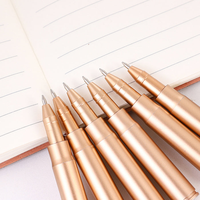 Wholesale Creative Vintage Bullet-shaped Ballpoint Pen Realistic Bullet Weapon Blue Atomic Pen Student Award Office Culture