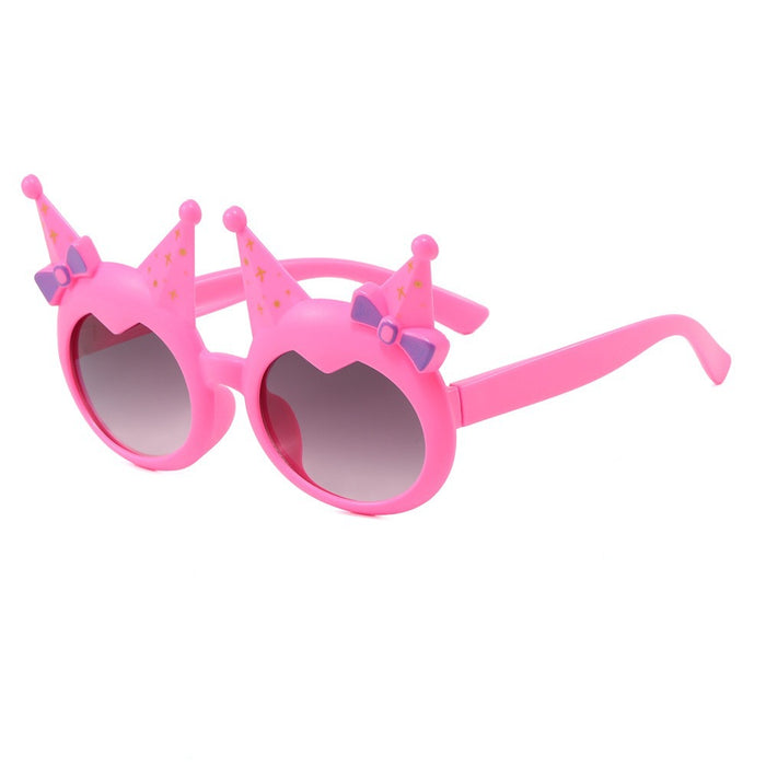 Wholesale Children's Glasses Baby Girl Princess Bow Sunglasses Fashion Girl Male Fashion Show
