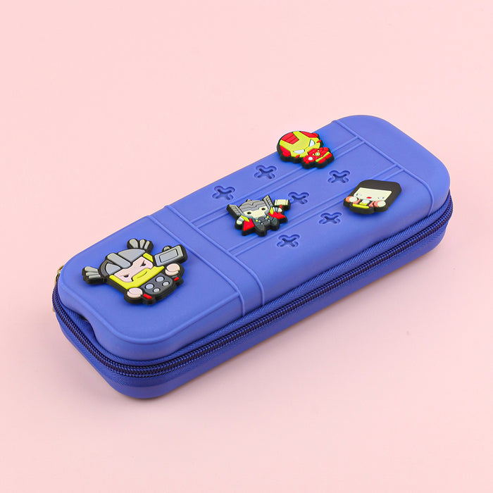 Wholesale Cute Cartoon Silicone Pencil Case DIY Creative Students Stationery Organizer Bag MOQ≥10