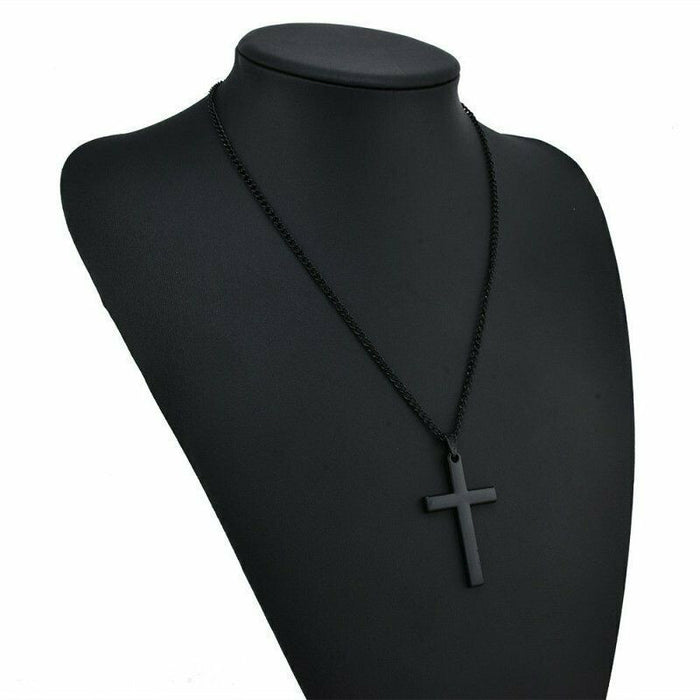Wholesale Cross Necklace Trendy Cool Men and Women Universal Alloy Cross Pendant Jewelry