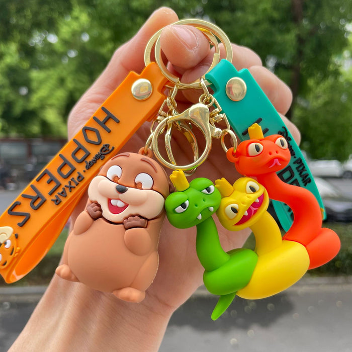 Wholesale Hoppers Cartoon Beaver Small Gift Keychain