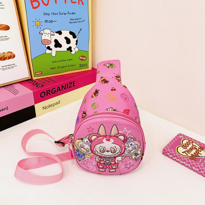 Wholesale Chest Bag Cartoon Anime Cute Kids Crossbody Bag New Printed Children' s Bag