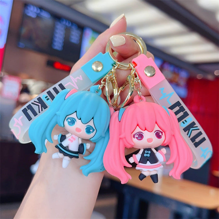 Wholesale Cartoon Cute Pvc Doll Keychain JDC-KC-YueW008