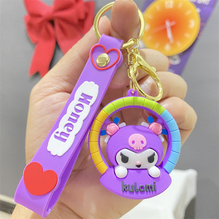 Wholesale PVC Cute Cartoon 3D Doll Keychain JDC-KC-WuYi260