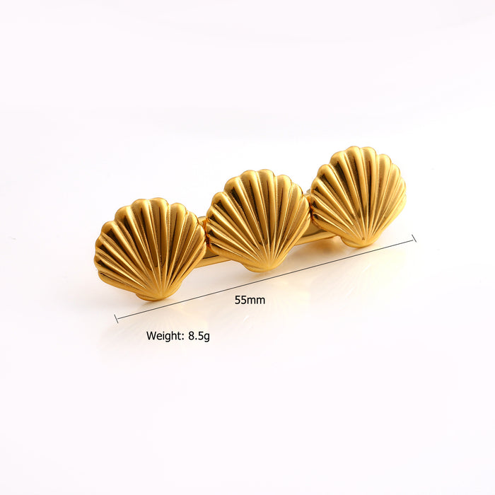 Wholesale Stainless steel hair clip, fashionable Haibei design, women's bangs, edge clips, hair accessories, high-end sense, color preservation wholesale
