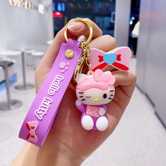 Wholesale PVC Cartoon Doll Keychain JDC-KC-NLu001