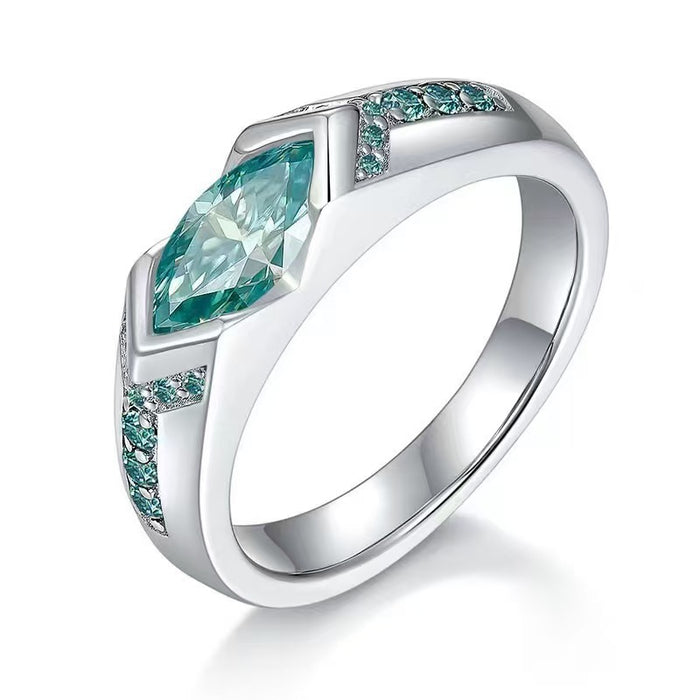 Wholesale Light luxury temperament ring, zircon ring, personalized diamond inlaid ring