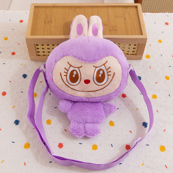 Wholesale Plush Bag Cartoon Children' s Coin Purse  Cute Bunny Doll Crossbody Shoulder Bag