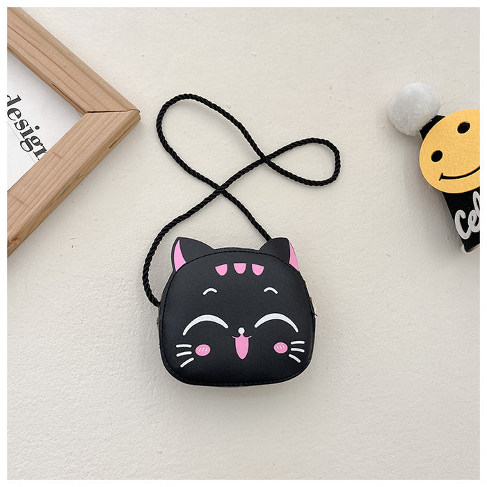 Wholesale Simple mini princess coin purse, cute and fashionable children's diagonal cross bag, cartoon bag