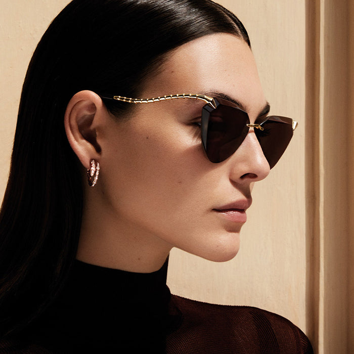 Wholesale Metal sunglasses, retro frameless cut sunglasses