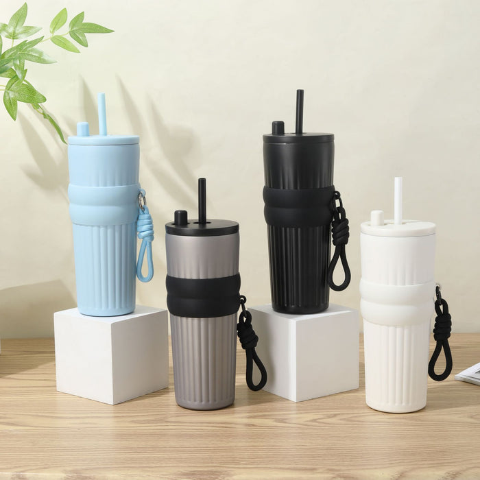 Wholesale Large-capacity outdoor portable 304 stainless steel ice bullies cup with handle