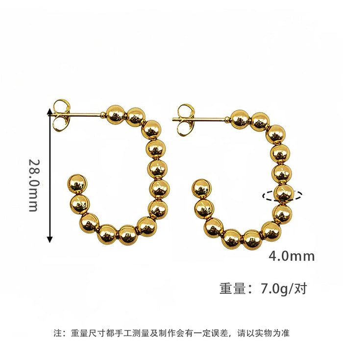 Wholesale Earrings, fashionable and high-end earrings, titanium steel earrings