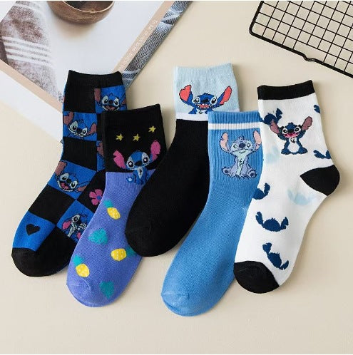 Wholesale Cartoon Cute Mid-tube Boat Socks