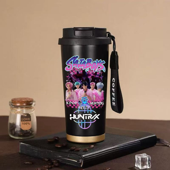 Wholesale KPOP peripheral large capacity stainless steel thermos cup