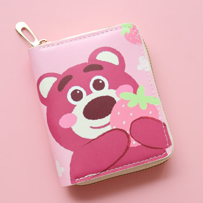 Wholesale Short Anime Cute Cartoon Bear Wallet JDC-WT-Jumei012