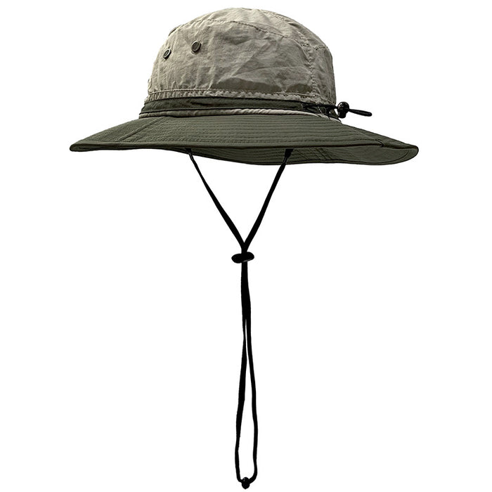 Wholesale Summer Quick Dry Breathable Drawstring Cotton Fisherman Hat JDC-HT-MuC005