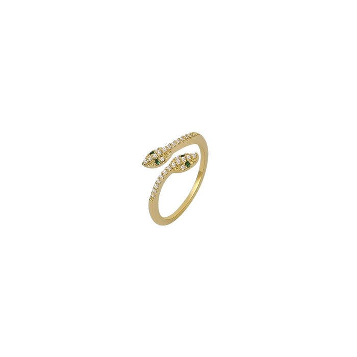 Wholesale Snake Ring Women's Open-end Snake Tail Ring Jewelry