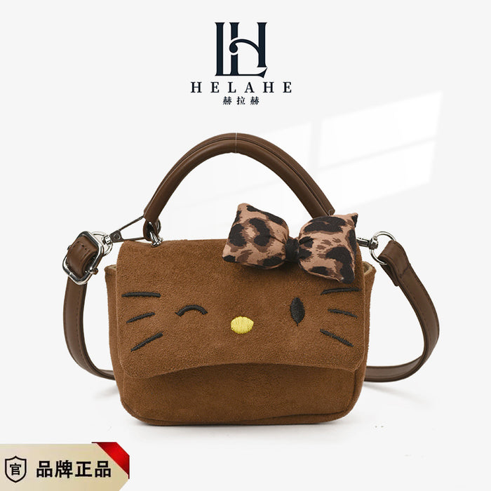 Wholesale Autumn and winter small handbag,  cute cartoon vintage single-shoulder crossbody bag