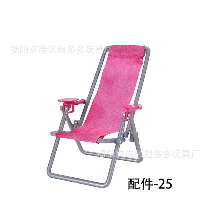 Wholesale Suitable for 17cm doll shoes,  bags,  glasses,  pendants,  cameras,  beach chairs,  surfing transparent protective cases